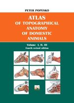 Atlas of Topographical Anatomy of Domestic Animals. Volume I, II, III